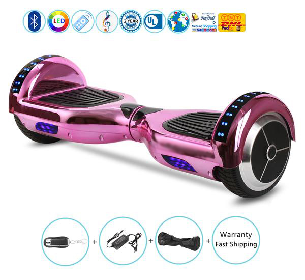 Chrome 2 Wheel Balancing Scooter with Bluetooth Speaker on Sale