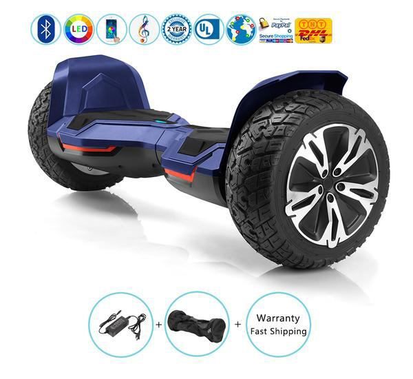 The Unique Design Bluetooth Warrior Hoverboard with Bluetooth Speakers + Led Lights